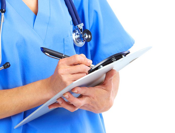healthcare-jobs-blue-scrubs-pen